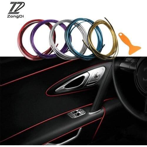 Car Interior Sticker 5M Decoration Molding Trim Strips For Mercedes Benz W204 W205 W203 W211 W212 W213 Cla W176 Vito Clase A