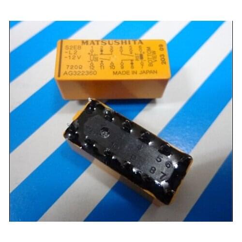 NEW relay S2EB-L2-12V S2EB-L2 12V S2EBL212V S2EB-12V S2EB L2 12VDC DC12V 12V DIP12 2pcs/lot