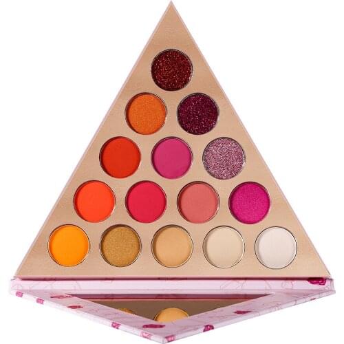 5 Pieces OEM Private Label Red Eyeshadow Palette Blush Shadow Makeup for Beginners Makeup Custom No Logo