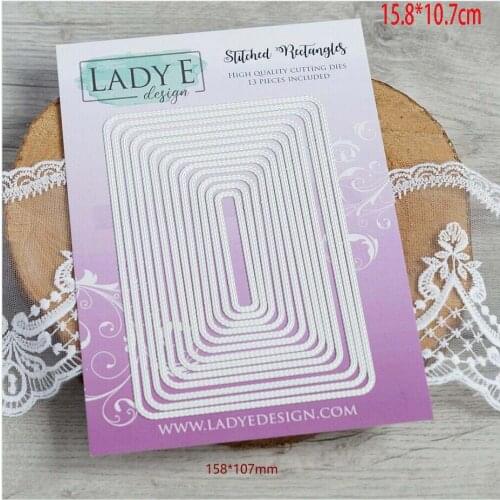 Rectangular album frame New Dies 2021 Metal Christmas Dies DIY Dies photo album cutting dies Scg new die for cutting label die