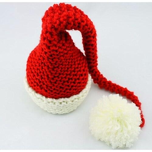 Newborn Photography Props Children Christmas Hat Baby Caps Hats Infant Photo Props Christmas Cap Photography Babies Accessories
