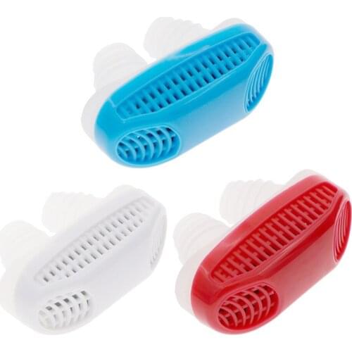 Silicone Anti snoring device nasal dilators apnea sleep aid stop snoring cap nose clip Anti-snoring clean air purifier