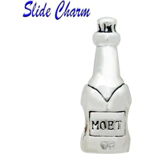 Slide Charm Round Beads