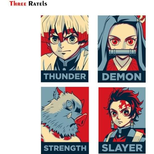 Three Ratels FC546 DEMON SLAYER Decal Anime CAR Sticker Vinyl