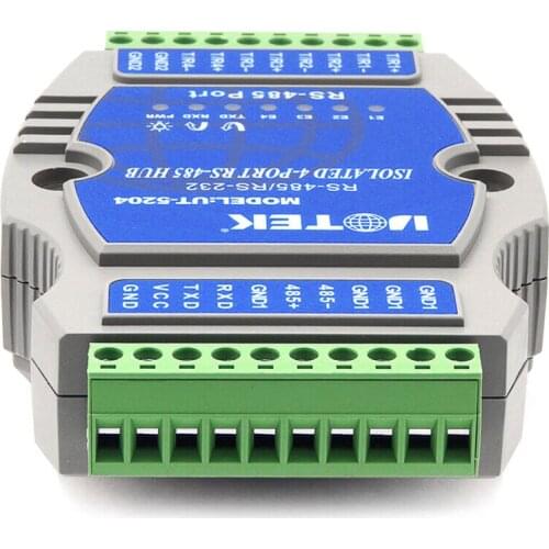 UT-5204 RS485 hub 4, 1 way 232/485 turn 4, 485 industrial grade HUB distributor