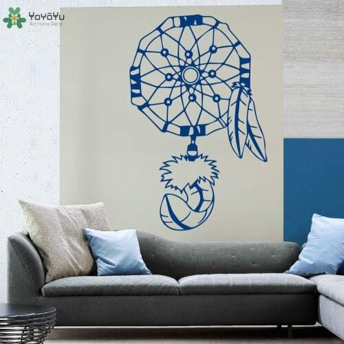 YOYOYU Wall Decal Om Sign Dream Catcher Vinyl Wall Stickers Feathers Pattern Interior Accessories Home Decor Bedroom DecalsSY569