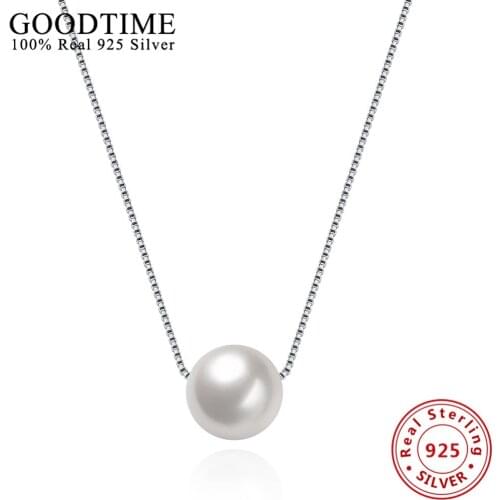 Fashion Solid 925 Sterling Silver Jewelry Women Necklace Jewelry Collare Chokers Necklaces For Women Pendants & Necklaces GTN101