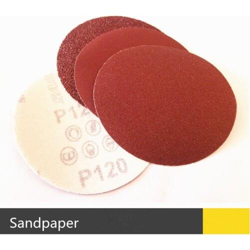 100PCS a pack 100mm(4") abrasive sandpaper without hole