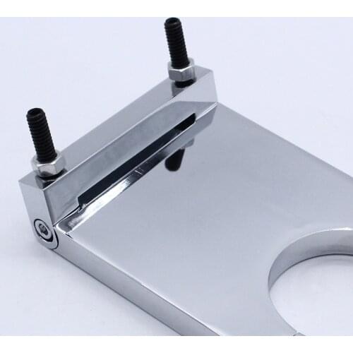 4 1/2" Chrome Aluminum Steering Column Drop Bracket fits 2”Columns for SBC BBC 350