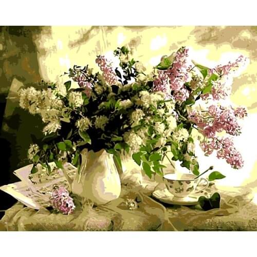 5D DIY Diamond Painting Flowers Landscape Diamond Embroidery Cross Stitch Round Rhinestone Mosaic Home Decor Christmas Gift