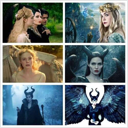 Disney Full Diamond Painting Maleficent Diy Diamond Embroidery Painting Decoration Gift Family Decoration Pattern