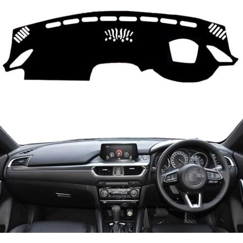 Anti-UV Dashboard Cover Mat Pad DashMat Dash Sun Shade Instrument Protect Carpet Car Accessories For Mazda Atenza 2017 2018 2019