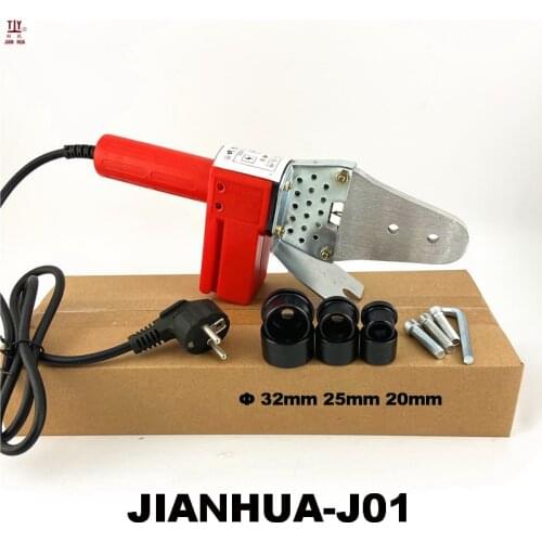 Free Shipping Soldering For Pipes Welding Machine PPR 20-32mm Plastic Welder Kit AC 220V 600W PVC PP PE Termofusor