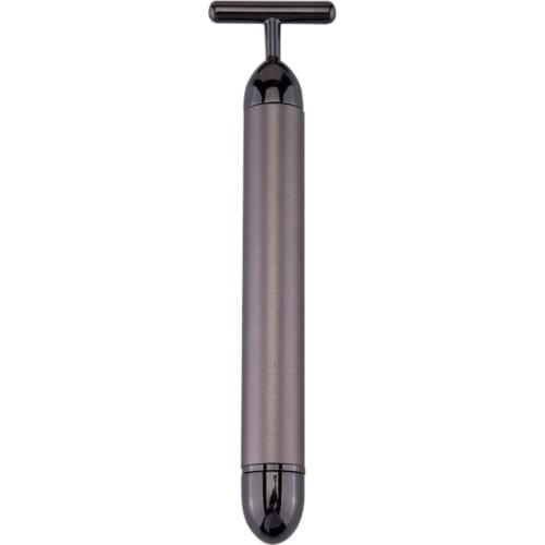 27K Gold Bar T Type Electric Golden Beauty Stick V Face Artifact Facial Massage Stick Beauty Equipment Vibration Meter