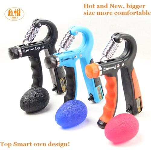 New Electronic Counting Gripper with Elastic Ball Gym Fitness Hand Adjustable Finger Heavy Exercise Strength for Muscle Recovery