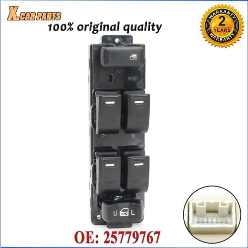 Power Window Switch Control Master Switches 25779767 Fits For GMC Canyon Chevrolet Colorado Hummer H3 H3T