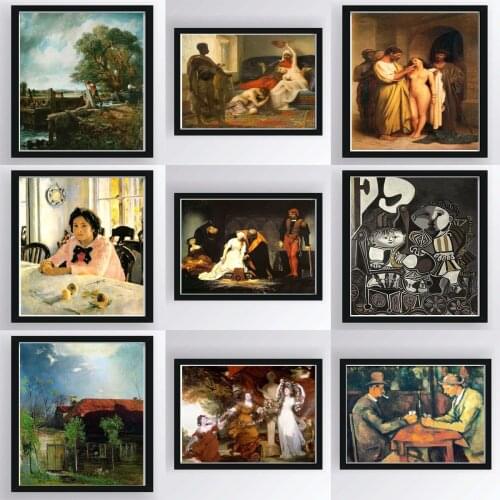 Middle Ages Classical Poster Canvas Print Painting Wall Art Living Room Home Decoration