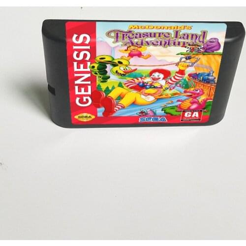 Mcdonalds Treasure Land Adventure - 16 Bit MD Game Card for Sega Megadrive Genesis Video Game Console Cartridge