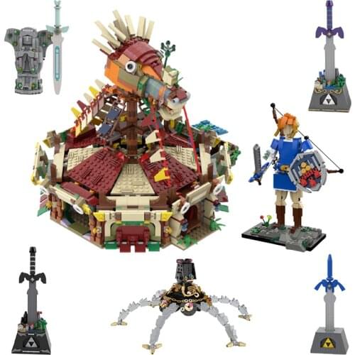 MOC-62382 Space Wars Anime Figure Brickheadz Building Blocks Pixel Character Collection Model Bricks Educational Toys Boys Gifts