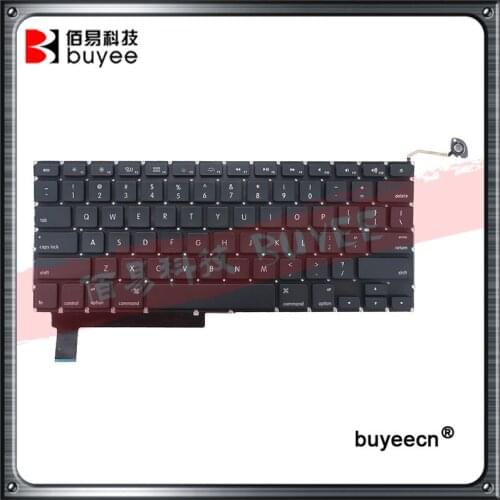 New Black A1286 US Version Keyboard 2009-2012 Year For Macbook Pro 15" A1286 English Laptop Layout Keyboards Test one by one