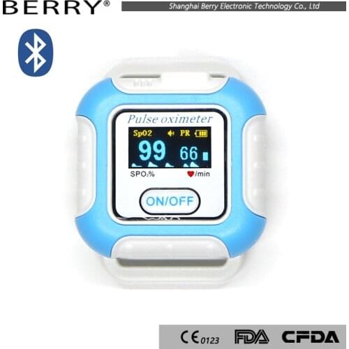 Berry sleep apnea high quality Fingertip Pulse Oximeter with Oled display with Bluetooth APP