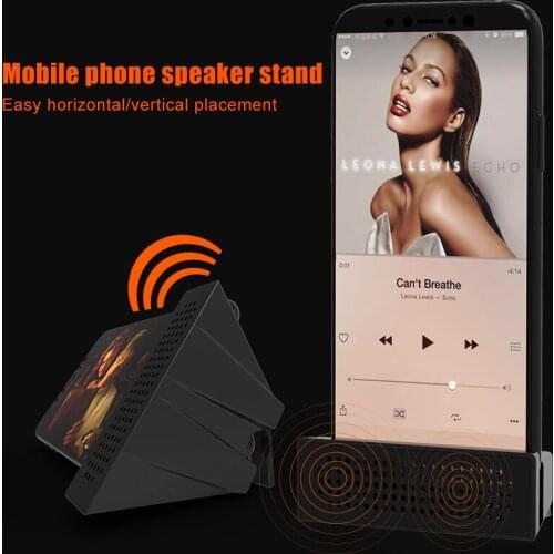 Universal Portable Sound Amplifier Phone Holder Stand Phone Holder Audio Speaker Holder Bracket Stand For Mobile Phones