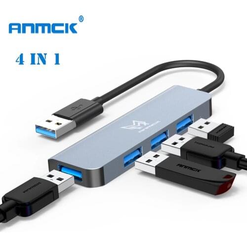 USB Hub 3.0 Multi USB Splitter 4 Port Dock Station USB C HUB For Notebook Macbook Air m1 PC Computer Accessories USB Hub 2.0