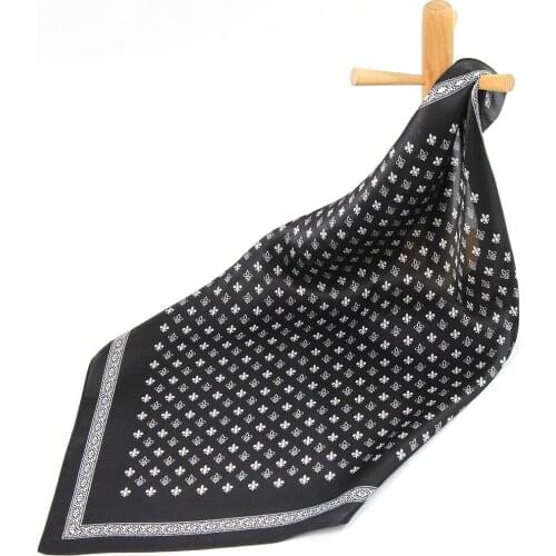 High Quality Pure Silk Scarf Women Bandana Female Hair Scarf Handkerchief Womens Natural Silk Square Headband Flora Neck Scarf