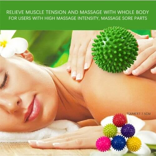 Hard Point Massage Ball PVC Reflexology Ball Fascia Ball Hand, Foot, Neck, Shoulder, Arm, Back, Waist Relaxation and Stimulation