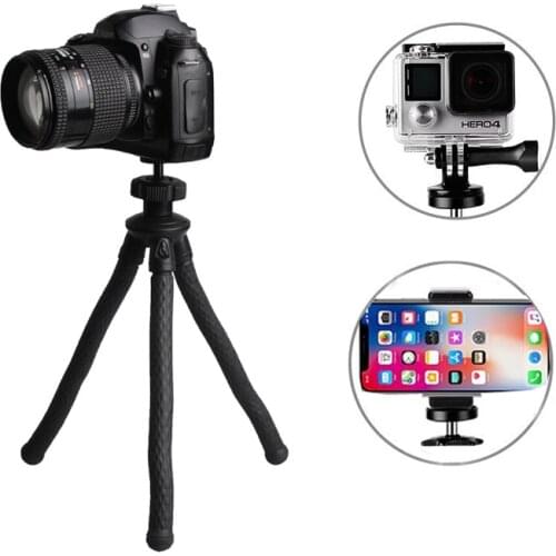 12 Inch UFO Flexible Octopus Camera Tripod with Ballhead Bundle Phone Video Gear mini tripod for GoPro iPhone X