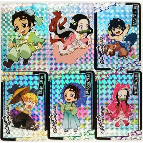 13pcs/set DemonSlayer Kimetsu No Yaiba Kamado Tanjirou Toys Hobbies Hobby Collectibles Game Collection Anime Cards