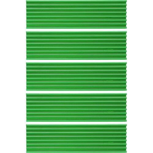 5PCS M.2 Heatsink SSD Aluminum alloy Dissipation Radiator Cooling Heat Sink Thermal Pads for M.2 NGFF 2280 PCI-E NVME SSD Green