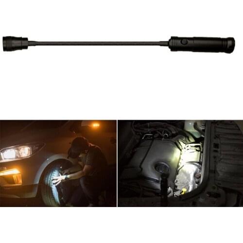 A0NE LED Magnetic Base Work Light Flexible Gooseneck Flashlight Inspection Lamp Job Site Lighting for Car Repairing Camping