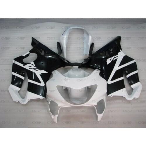 CBR 600 1999 - 2000 Plastic Fairings CBR F4 00 Fairings CBRF4 00 Black White Motorcycle Fairing