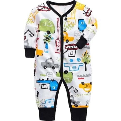 Baby Rompers 2019 long Sleeve overalls Newborn clothes Roupas de bebe boys girls jumpsuit&clothing 100%Cotton