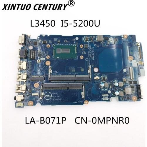 For Dell Latitude 3450 3550 Laptop Motherboard LA-B071P CN-0MPNR0 0MPNR0 MPNR0 I5-5200U CPU 100% test