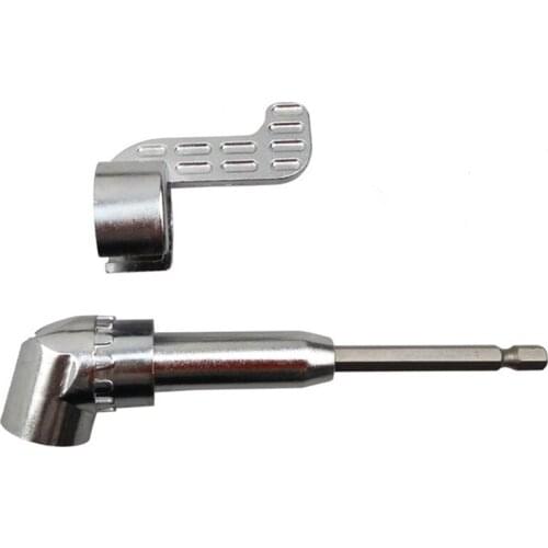 Turning head screwdriver New 105 degrees 1/4" Extension Hex Drill Bit Adjustable Bits Angle Driver Socket Holder Adaptor tools