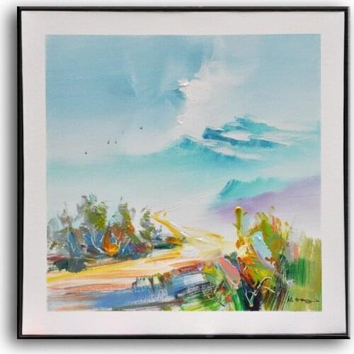 Original oil painting seascape hand-painted Home decoration painting famous high quality Modern artists painting 18011808