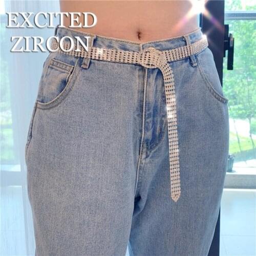 Simple Fashion Circular Rhinestone Belt Exquisite Sexy Womens Shining Crystal Waist Chain Festival Gifts Wholesale And Retail