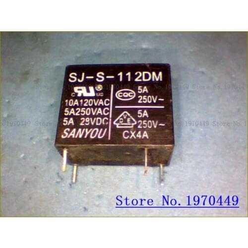 SJ-S-112DM SJ-S-112DMH SJ-S-112DMH1 32F-1A-12V-5A/10A