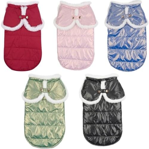 Pet Dog Reflective Puppy Thickening Vest Jacket Coat Windproof Dogs Winter Warm Clothes Yorkshire Chihuahua Clothing