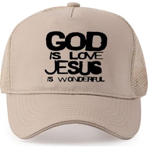 High quality pure cotton God is Love Jesus is Wonderful Team Jesus Evolution Real Men Pray Baseball cap Fashion Style cap women