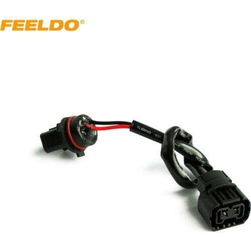 10Pcs Car 5202/H16/2504/PSX24W Female Socket Connector Adapter To P13W Male Socket With Wire Harness Cable HID/LED Conversion