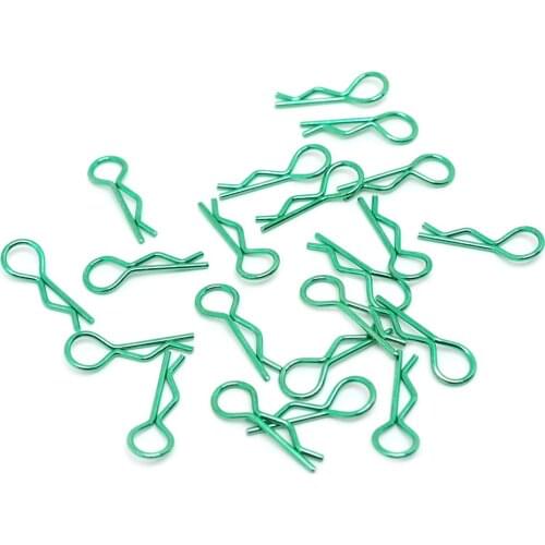 101/set Metal RC Body Shell R Shape Clips ，M4 Nut & Sleeve Wrench for 1:10 1:12 Nitro Electric RC Model Car Buggy Accs Parts