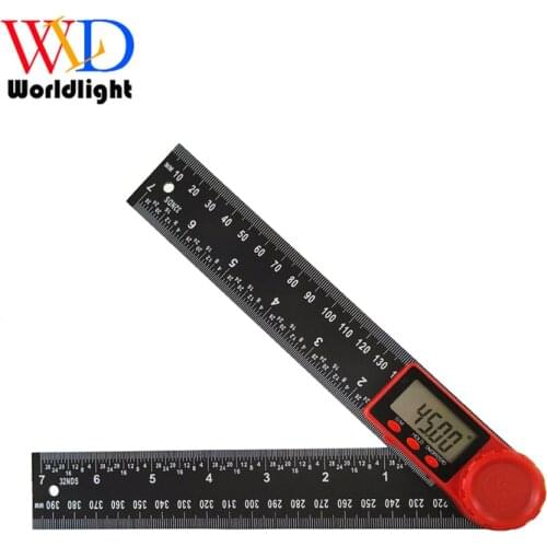 200mm 360° Digital Protractor Angle finder Meter Angle Inclinometer Angle Ruler Electronic Angle Gauge Goniometer Measuring Tool