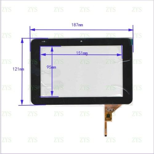 ZhiYuSun XWC1544 187mm*121mm 8inch capacitive touch panel for Car DVD, 187*121 GPS Navigator screen XWC 1544