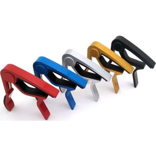 Accessories Aluminum Alloy Guitar Tuner Clamp Professional Key Trigger Capo for Acoustic Electric Musical Instruments Wholesale