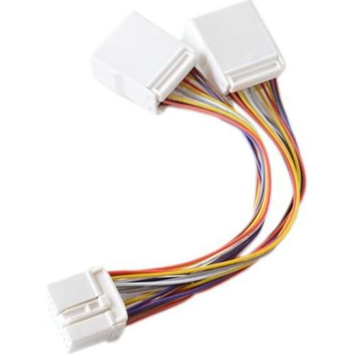 Car Splitter AUX CD Changer Navigation XM Radio Adapter Fit for Honda Accord Civic CRV Odyssey Acura