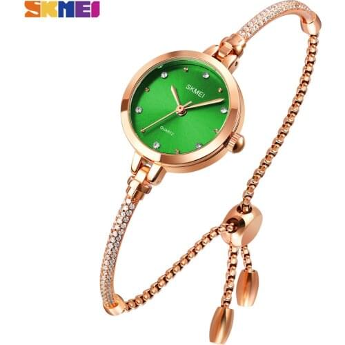 SKMEI Japan Quartz movement Fashion Women Watches Ultra Slim Bracel Female Girl Clock Ladies Wristwatches Relogio Feminino 1805