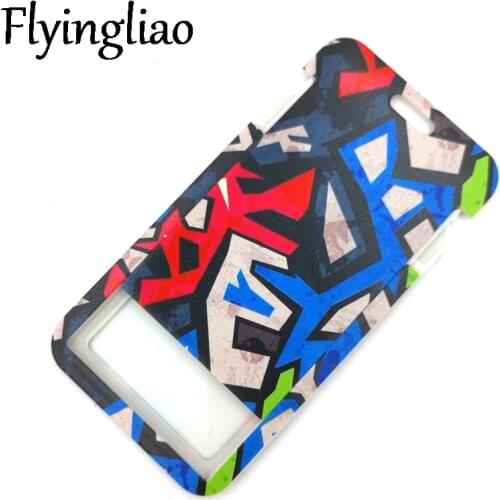 Geometric pattern Credit Card ID Holder Bag Student Women Travel Bank Bus Business Card Cover Badge Accessories Gifts